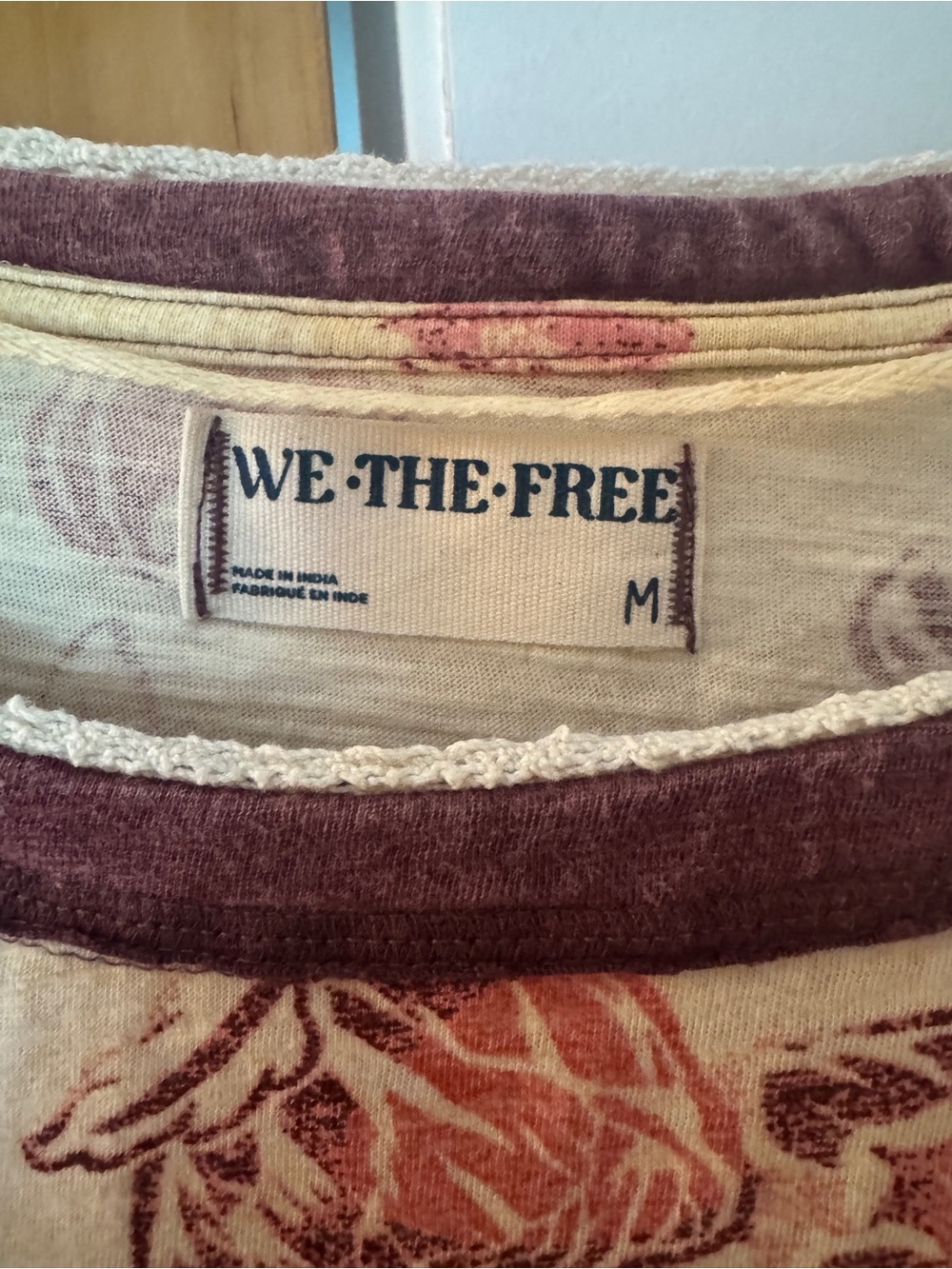NWOT We the free people wish you were here floral tee shirt - Picture 6 of 10
